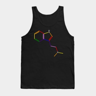 DMT Molecule Rainbow Chemistry Tank Top